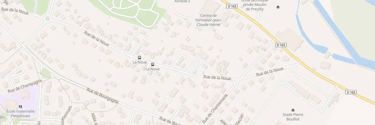 Plan du 95 Rue de la Noue à Auxerre