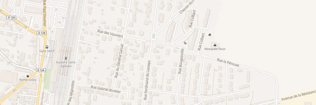 Plan du 24 Rue Ferdinand de Lesseps à Charbuy