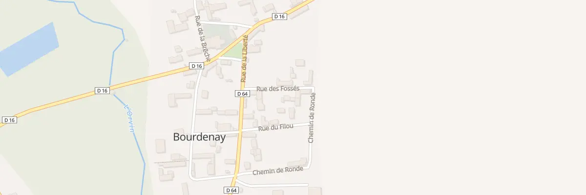 Plan du 2 Rue des Fossés à Bourdenay