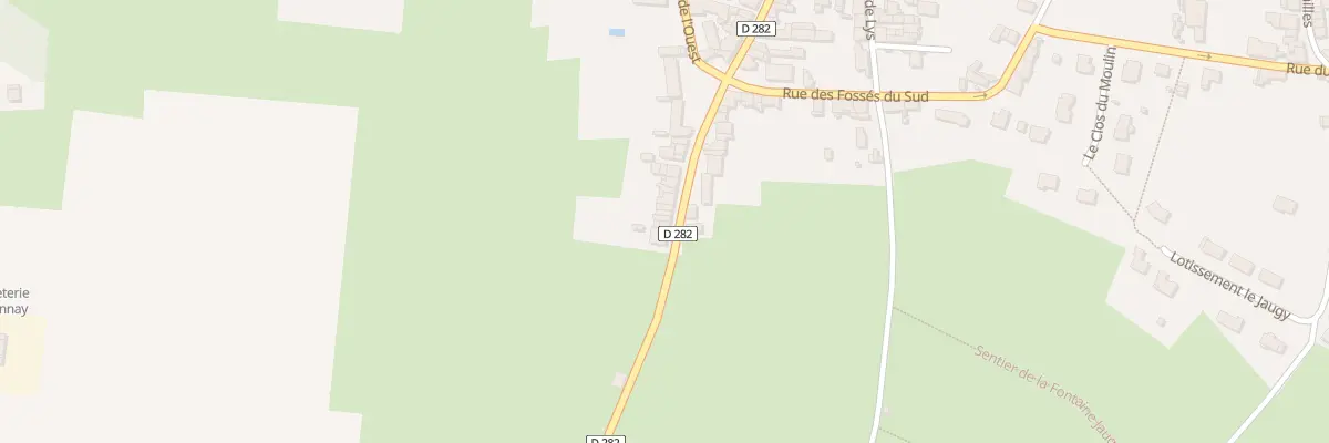 Plan du 26 Fg de Villiers à Tannay
