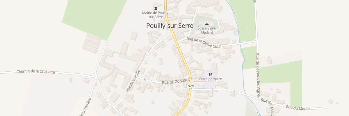 Plan du 14 Gr Grand Rue à Pouilly-sur-Serre