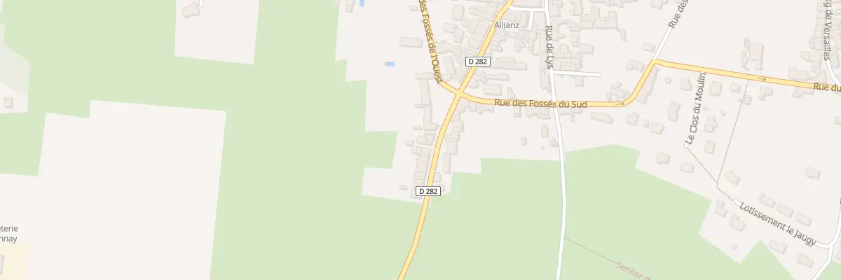 Plan du 8 Faubourg de Villiers à Tannay