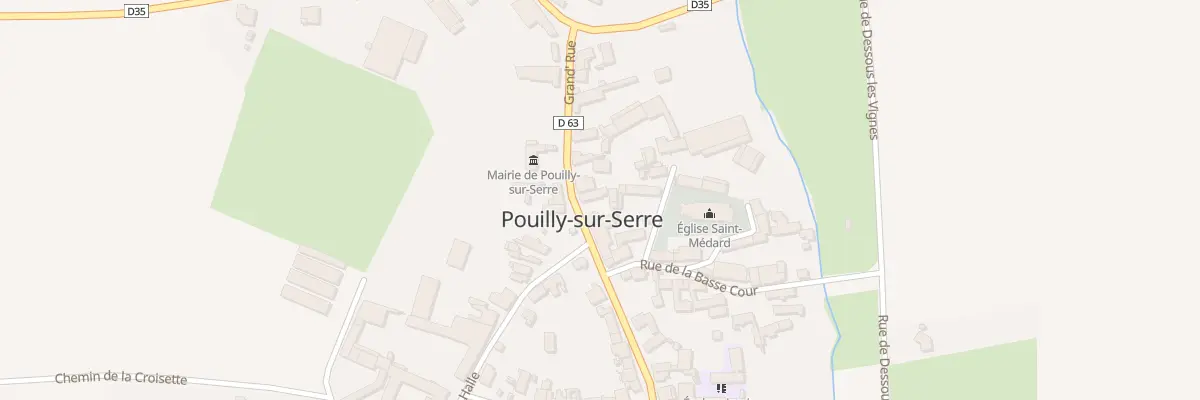Plan du 13 Gr Grand Rue à Pouilly-sur-Serre