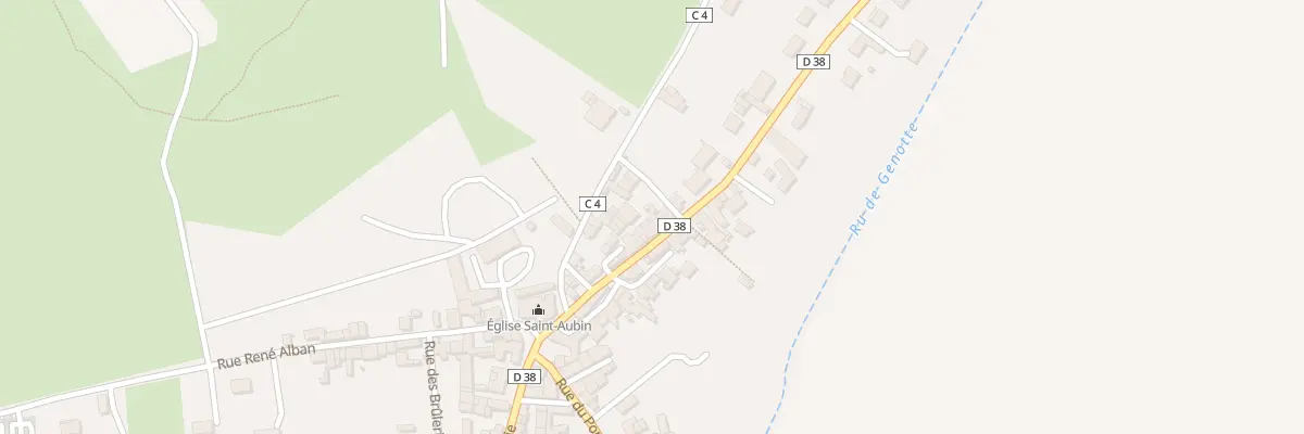 Plan du 14 Rte de Vincelles à Val-de-Mercy