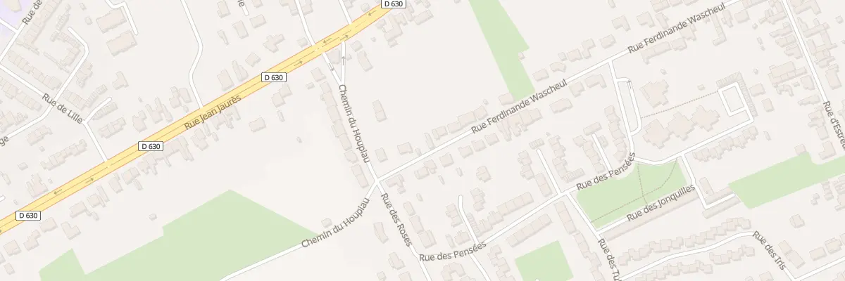 Plan du 54 Rue Ferdinande Wascheul à Onnaing