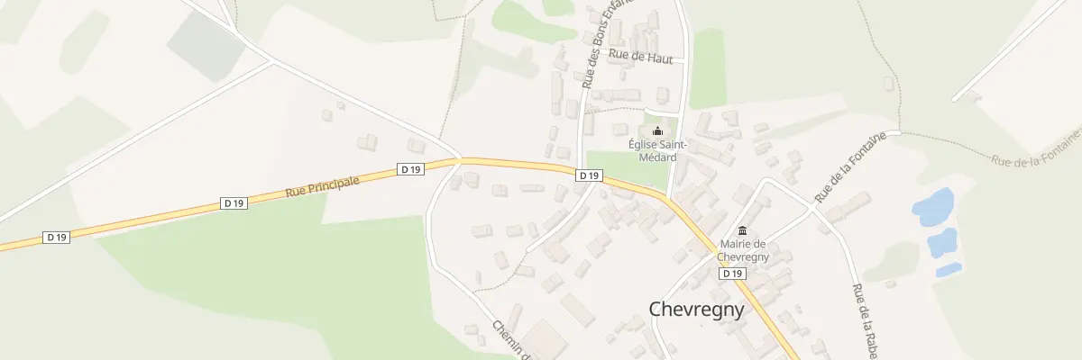 Plan du 47 Rue Principale à Chevregny