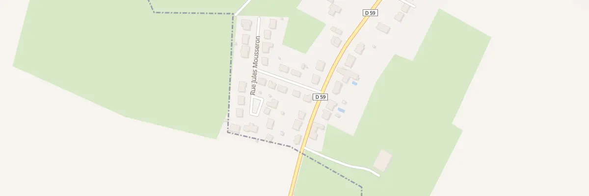 Plan du 3 Rue Jules Mousseron à Estreux