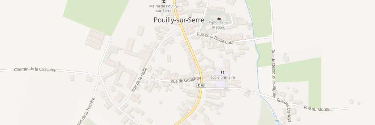 Plan du 18 Gr Grand Rue à Pouilly-sur-Serre