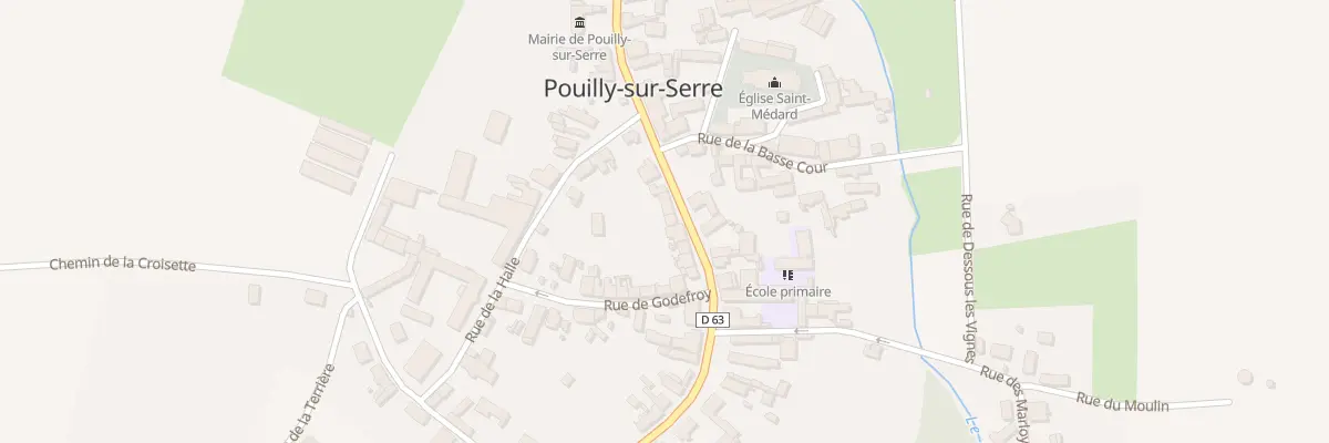 Plan du 16 Gr Grand Rue à Pouilly-sur-Serre