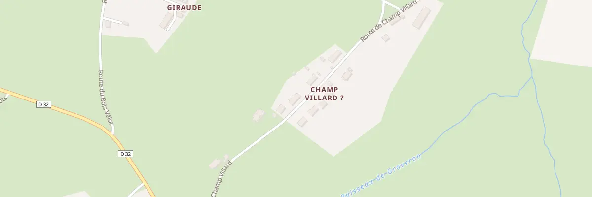 Plan du 5071 Les Champs Villards à Servilly