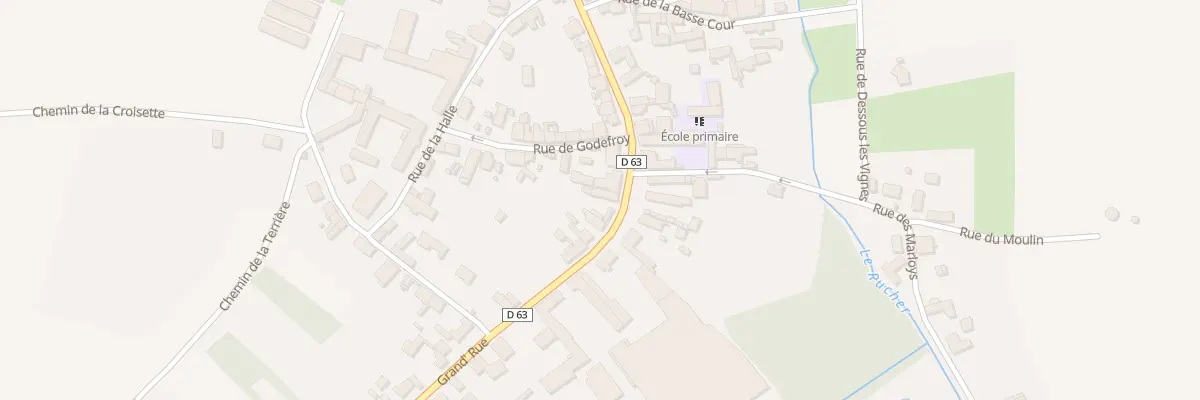 Plan du 28 Gr Grand Rue à Pouilly-sur-Serre
