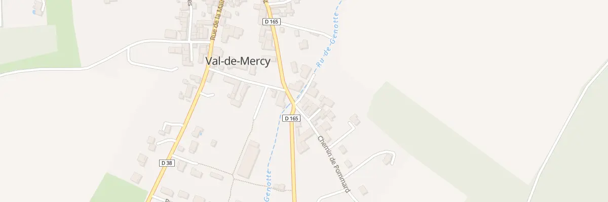 Plan du 6 Fg Le Faubourg à Val-de-Mercy