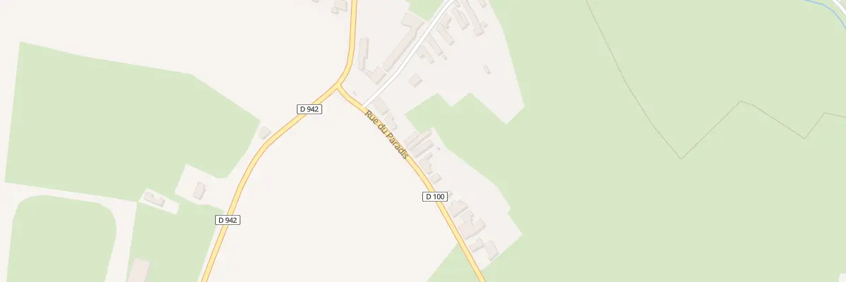Plan du 7 Rue du Paradis à Beaudignies