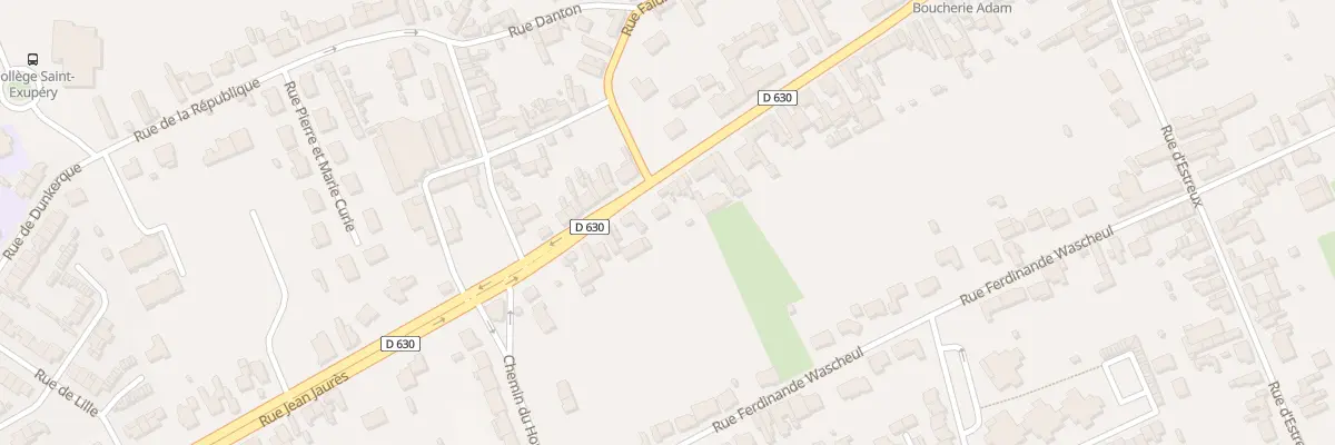 Plan du 98 Rue Jean Jaurès à Onnaing