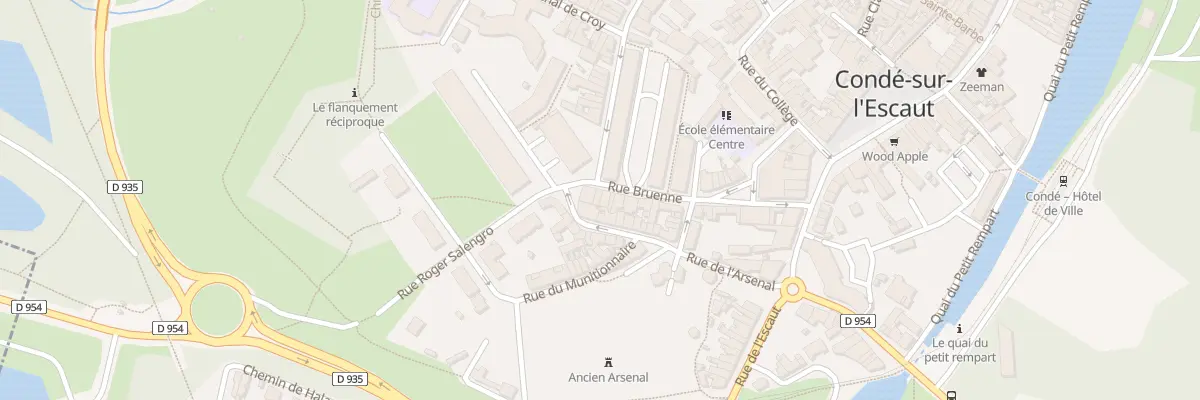 Plan du 19 Rue de Bruenne à Condé-sur-l’Escaut