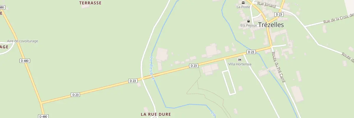 Plan du 5161 Le Bourg à Trézelles