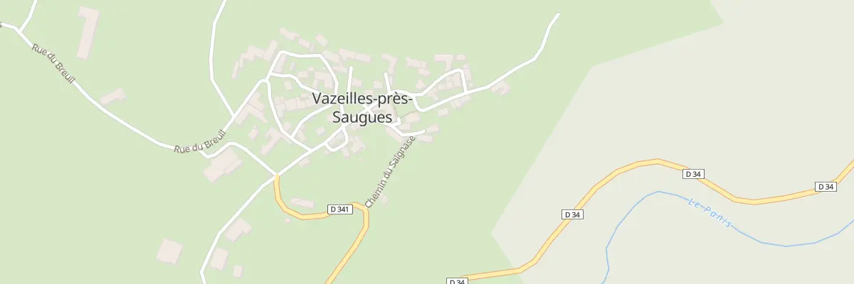 Plan du 5038 Le Bourg - Vazeilles à Esplantas-Vazeilles