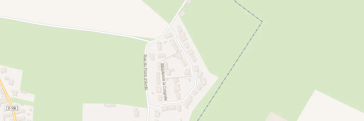 Plan du 20 Res La Coignee Rue Point A à Ruesnes