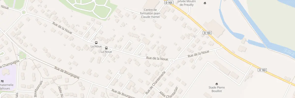 Plan du 101 Rue de la Noue à Auxerre