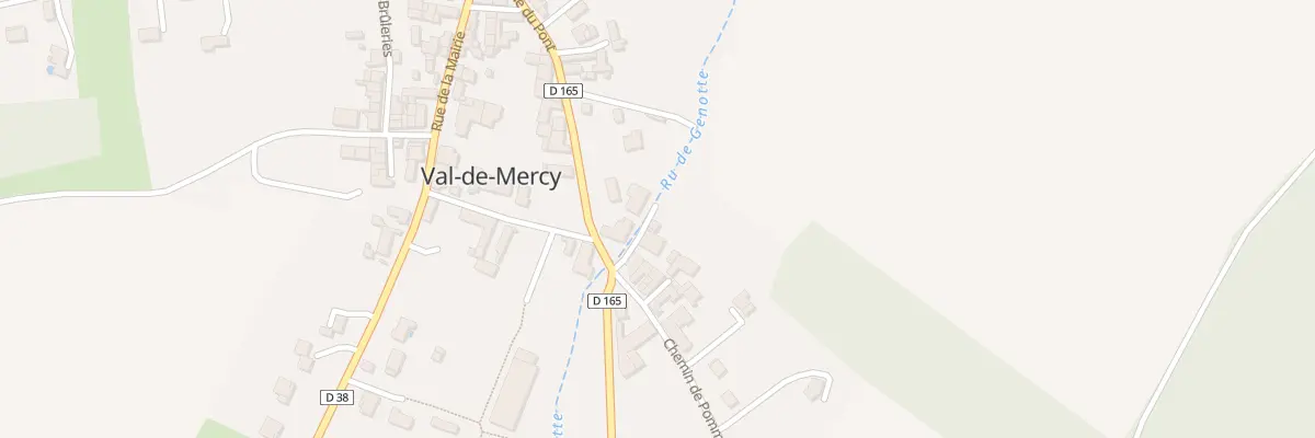 Plan du 9001 Fg Le Faubourg à Val-de-Mercy