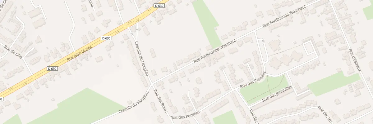 Plan du 50 Rue Ferdinande Wascheul à Onnaing