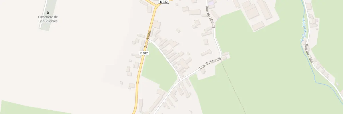 Plan du 11 Rue Sainte Aldegonde à Beaudignies
