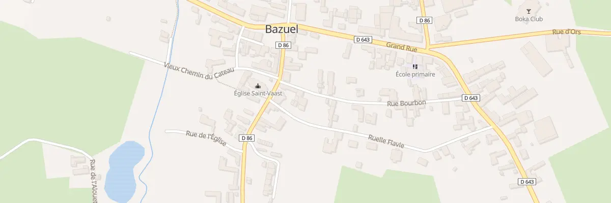 Plan du 2B Rue Bourbon à Bazuel