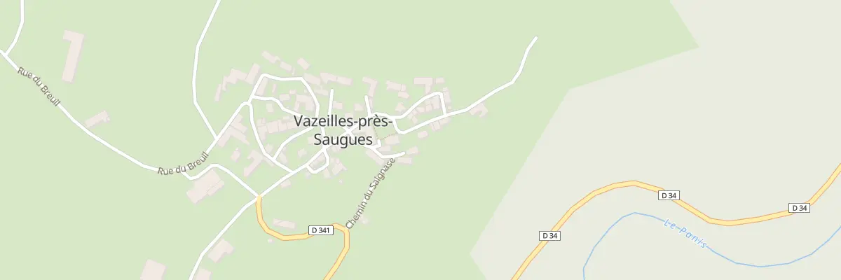 Plan du 2 Che des Mogues à Esplantas-Vazeilles