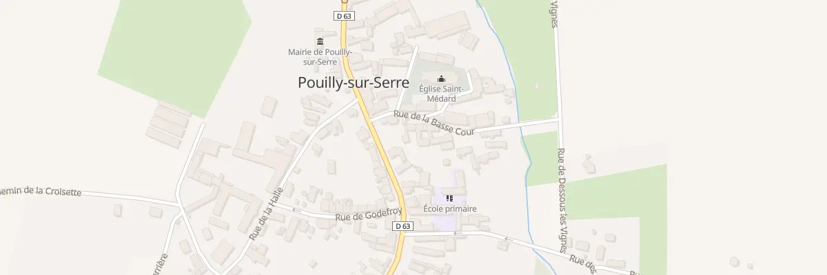 Plan du 4 Rue de la Basse Cour à Pouilly-sur-Serre