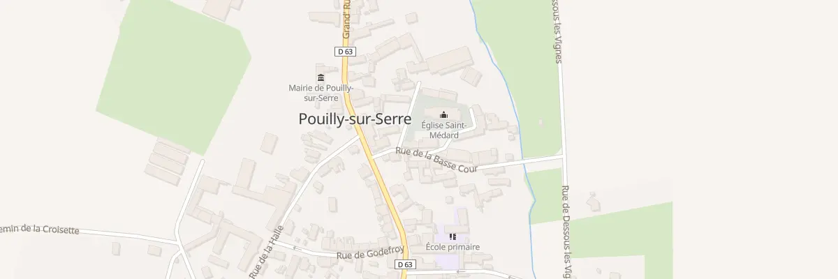 Plan du 5 Rue de la Basse Cour à Pouilly-sur-Serre