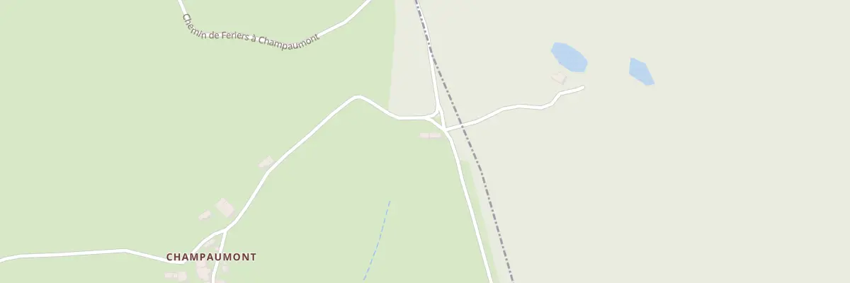 Plan du 5480 Champaumont à Escoutoux