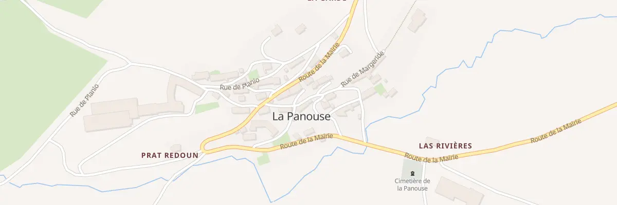 Plan du 5043 La Panouse Village à La Panouse