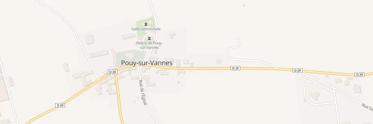 Plan du 1 Rue de la Chevalerie à Pouy-sur-Vannes