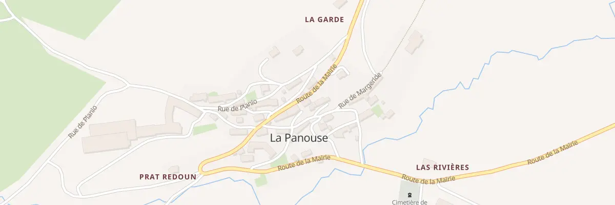 Plan du 7 Rue du Granit à La Panouse