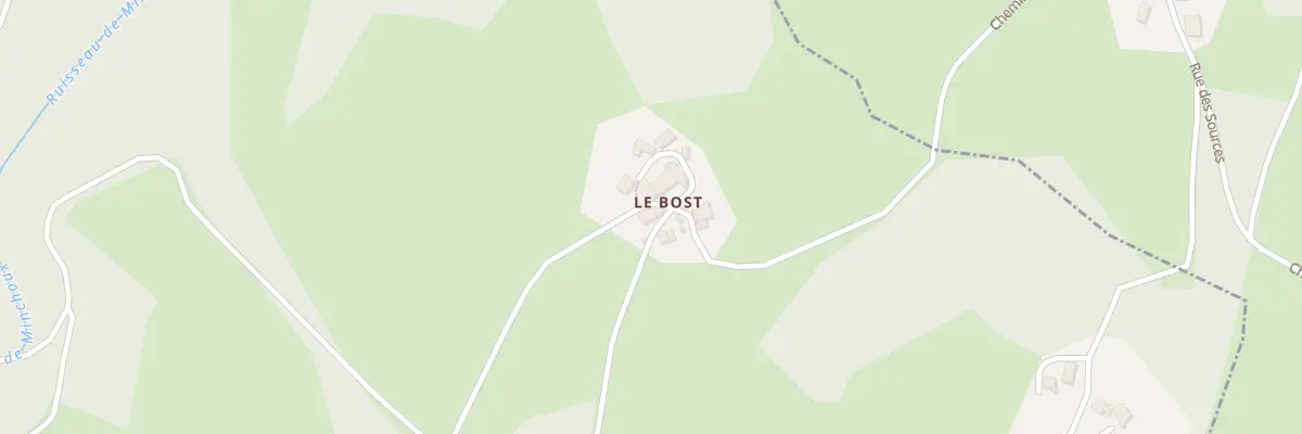 Plan du 5297 Le Bost à Tours-sur-Meymont