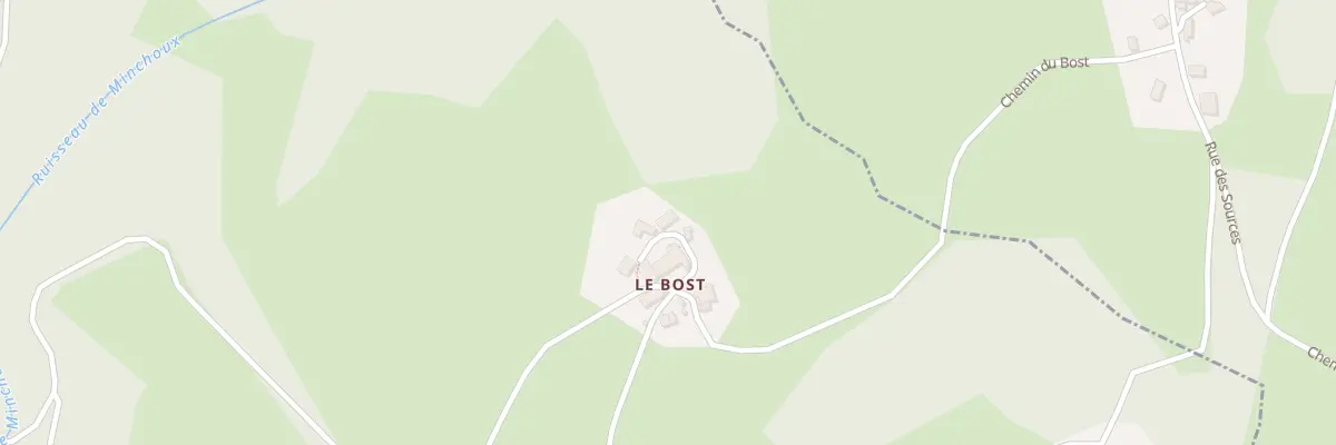 Plan du 5293 Le Bost à Tours-sur-Meymont