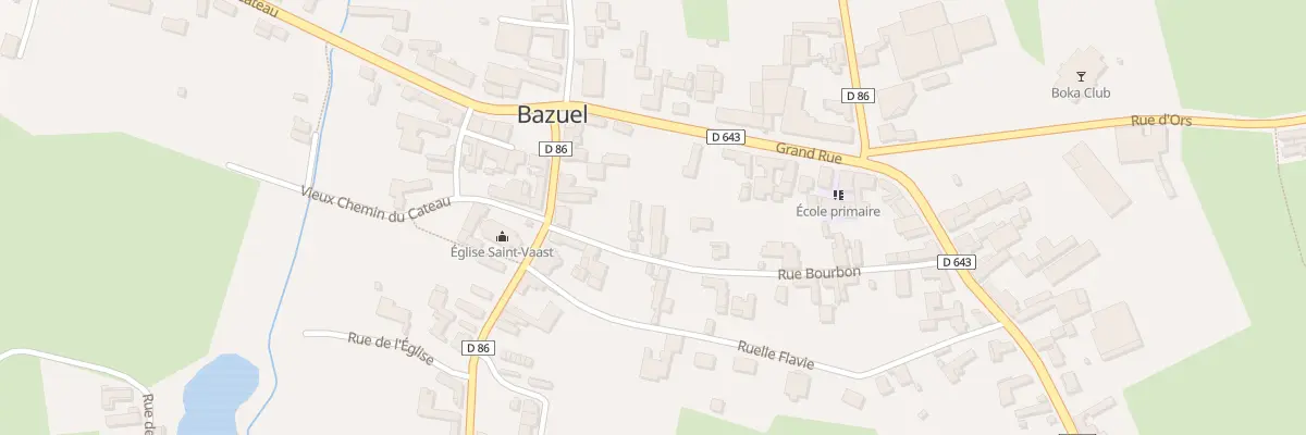 Plan du 3 Rue Bourbon à Bazuel
