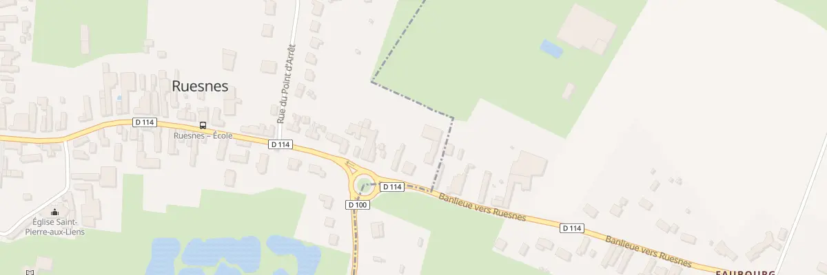 Plan du 59 Rue du Quesnoy à Ruesnes