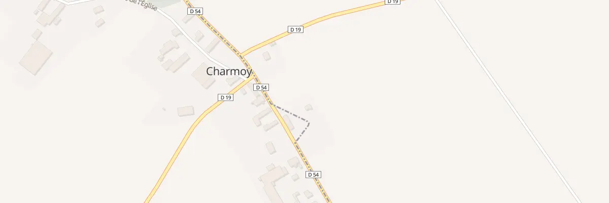 Plan du 1 Che Chemin Departemental 54 à Fay-lès-Marcilly