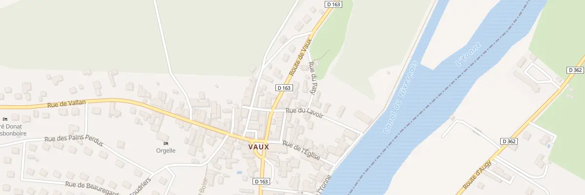 Plan du 10 Rue du Lavoir - Vaux à Auxerre