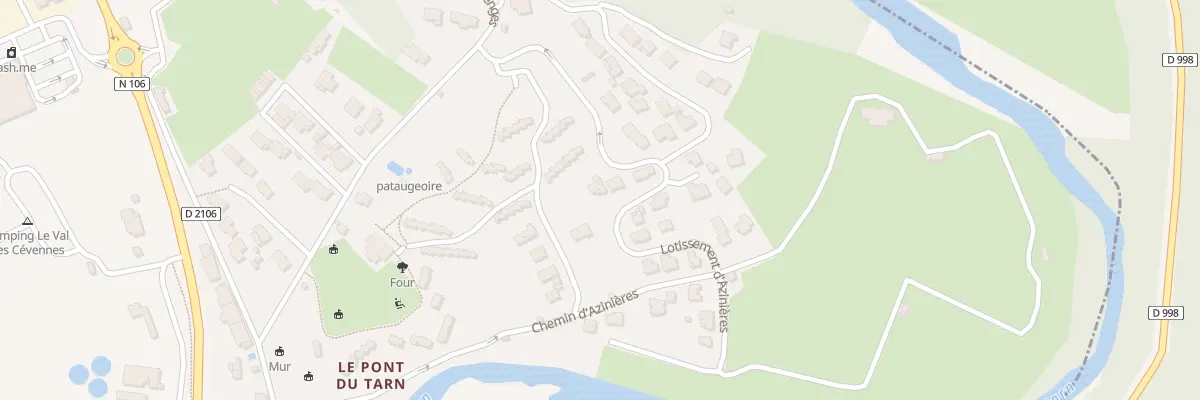 Plan du 7 Lot d’Azinieres à Florac Trois Rivières