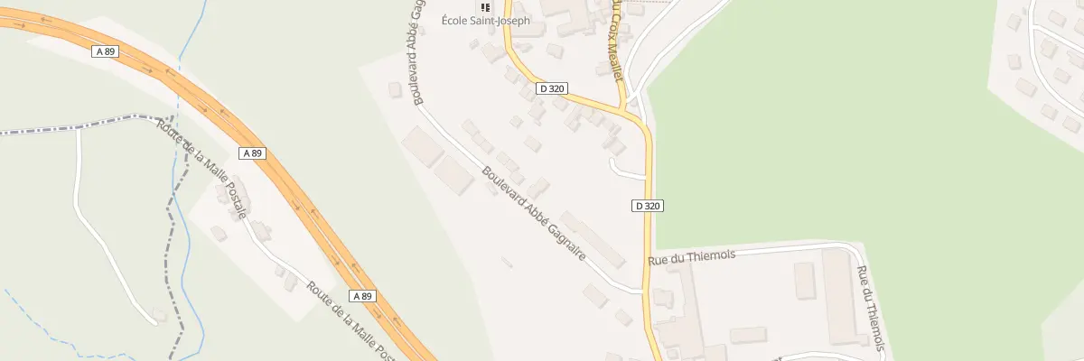 Plan du 15 Bd Abbé Gagnaire à Saint-Rémy-sur-Durolle