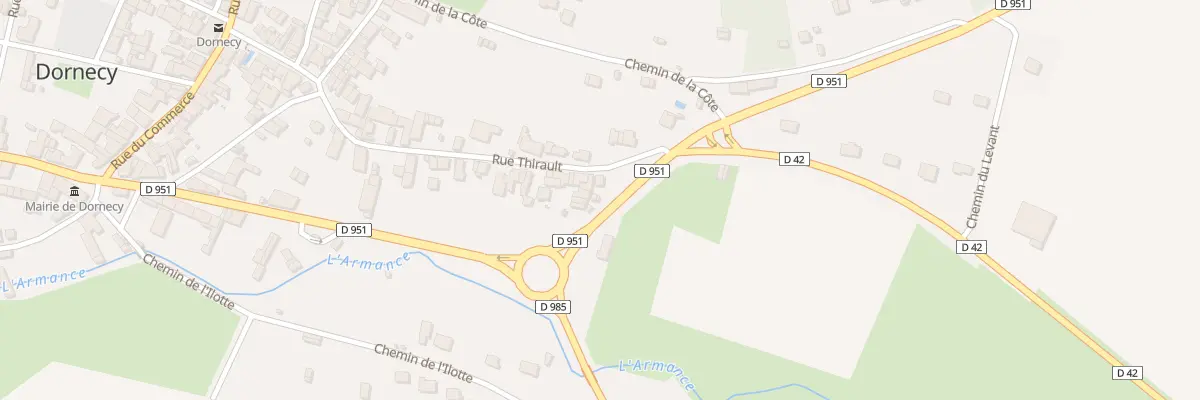 Plan du 360 Le Bourg à Dornecy
