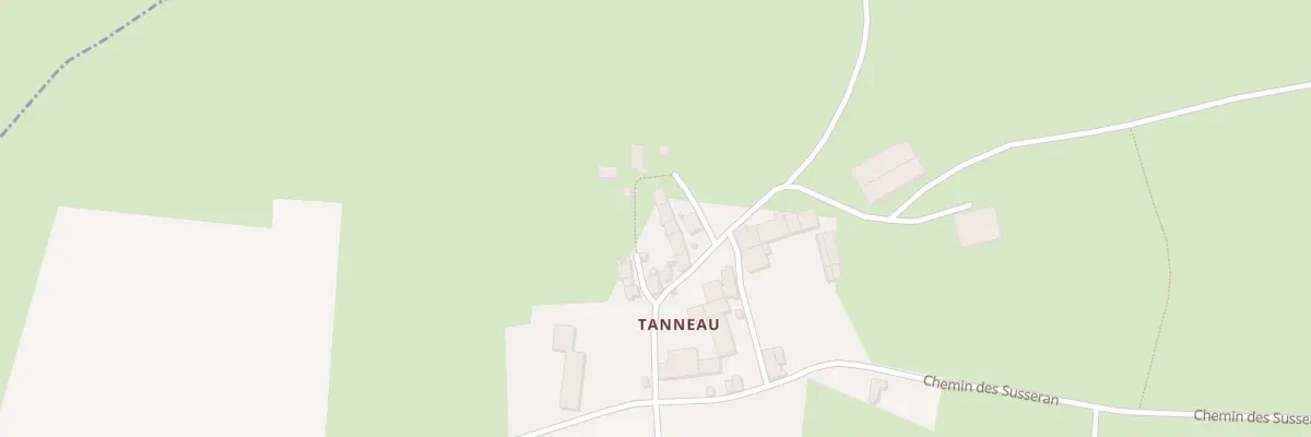 Plan du 434 Tanneau à Tannay