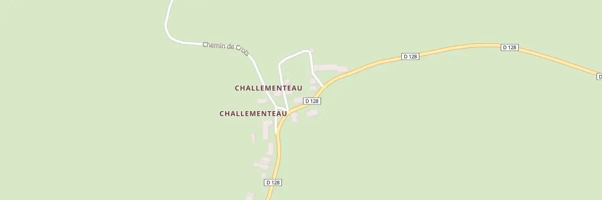 Plan du 54 Challementeau à Challement