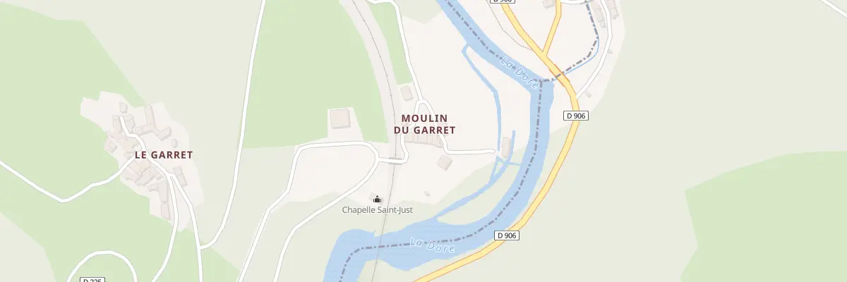 Plan du 5266 Le Garret à Tours-sur-Meymont