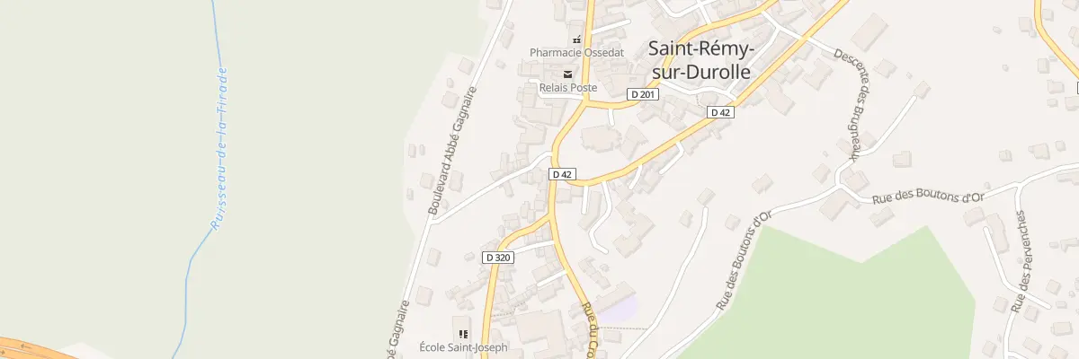 Plan du 8 Pl du Poids de Ville à Saint-Rémy-sur-Durolle