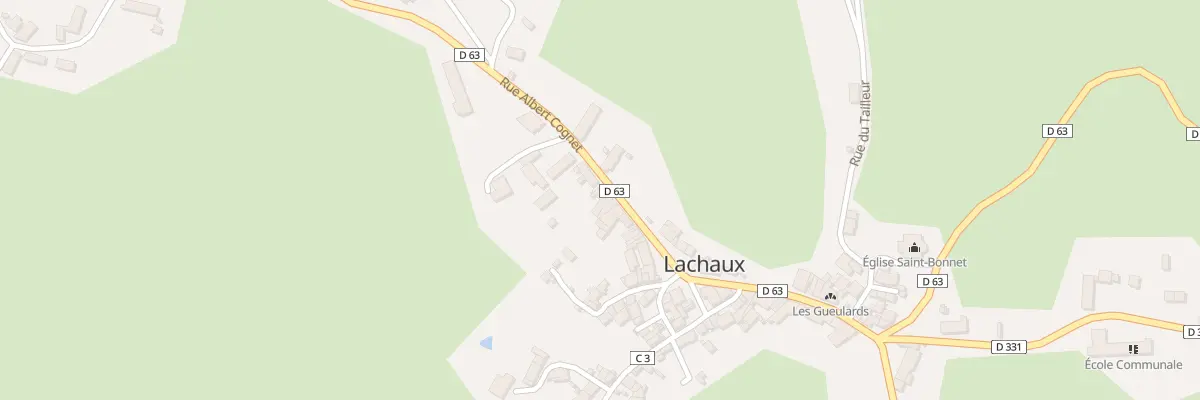 Plan du 5252 Lachaux à Lachaux
