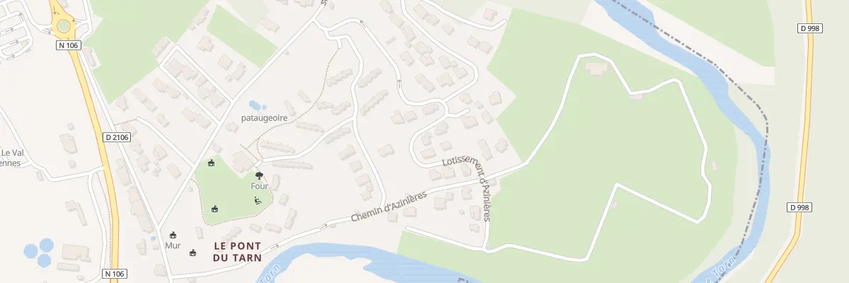 Plan du 16 Lot d’Azinieres à Florac Trois Rivières