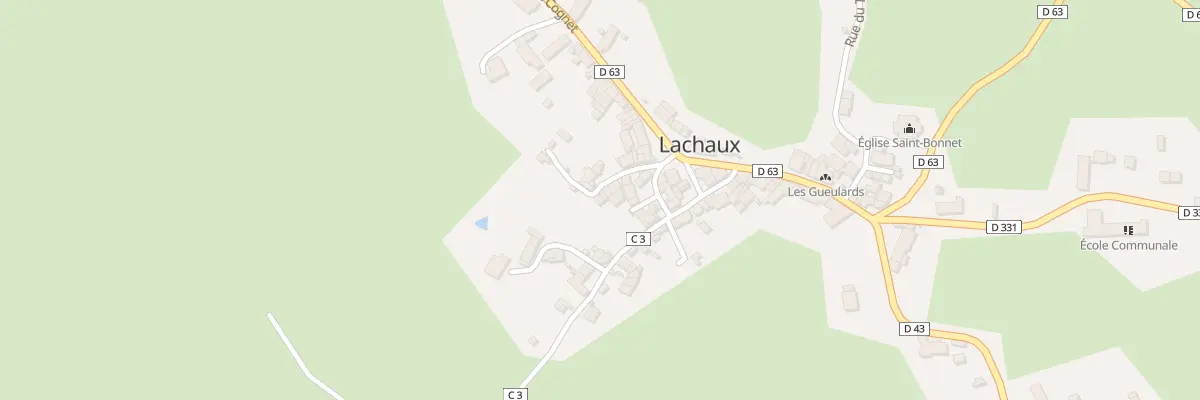 Plan du 5237 Lachaux à Lachaux
